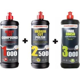 Menzerna 1000-2500-3000 1 lt Pasta Seti