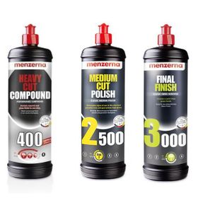 Menzerna 3'lü 1 lt 400-2500-3000 Çizik Giderici Set