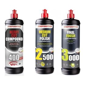 Menzerna 3'lü 1 lt 400-2500-3000 Çizik Giderici Set