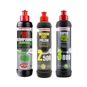 Menzerna 3'lü 250 ml 400 Green-2500-3800 Çizik Giderici Pasta Ve Cila Set