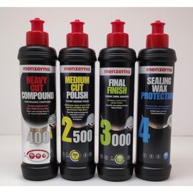 Menzerna 400 2500 3000 250 ml Sealing Wax Boya Koruma Seti