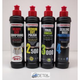 Menzerna 400 2500 3000 250 ml Sealing Wax Boya Koruma Seti