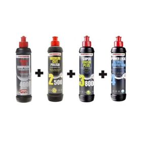 Menzerna 400-2500-3800 250 ml Power Lock Pasta Hare Boya Koruma Seti