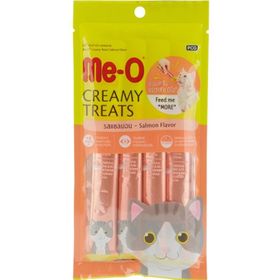 Meo 4x15 gr Kremalı Somonlu Kedi Sıvı Ödül Maması