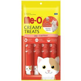 Meo 4x15 gr Kremalı Yengeçli Kedi Sıvı Ödül Maması