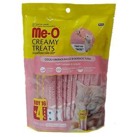 Meo Creamy 20x15 gr Çizgili Orkinos Balığı Kedi Ödülü