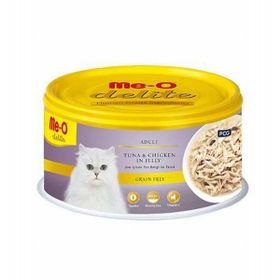 Meo Delite Tahılsız Jöle İçinde Ton Balıklı ve Sebzeli 6x80 gr Yetişkin Kedi Konservesi