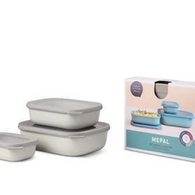 Mepal 3'lü Cirqula Rectangular Saklama Kabı