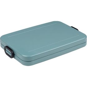 Mepal 800 ml Yeşil Lunch Box Take A Break Flat Portatif Beslenme Kabı