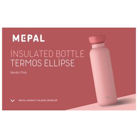 Mepal Insulated Bottle Ellipse Yalıtımlı 500 ml Pembe Termos