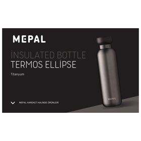 Mepal Insulated Bottle Ellipse Yalıtımlı 500 ml Siyah Termos