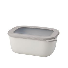 Mepal Multi Bowl Cirqula 1500 ml Nordic White Dikdörtgen Saklama Kabı