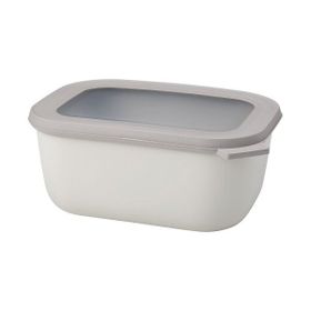 Mepal Multi Bowl Cirqula Rectangular 1500 ml Beyaz Saklama Kabı