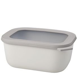 Mepal Multi Bowl Cirqula Rectangular 1500 ML Nordic White Saklama Kabı