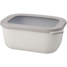 Mepal Multi Bowl Cirqula Rectangular 1500 ML Nordic White Saklama Kabı