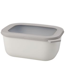 Mepal Multi Bowl Cirqula Rectangular 1500 ML Nordic White Saklama Kabı