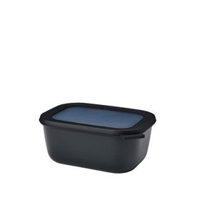 Mepal Multi Bowl Cirqula Rectangular 1500 ml Siyah Saklama Kabı