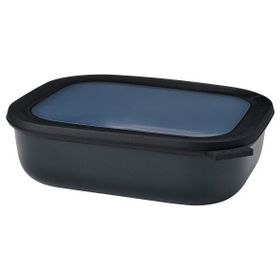 Mepal Multi Bowl Cirqula Rectangular 2000 ml Siyah Saklama Kabı
