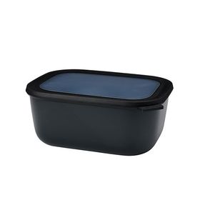 Mepal Multi Bowl Cirqula Rectangular 3000 ml Black Saklama Kabı