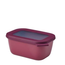Mepal Multi Bowl Cirqula Rectangular Berry 750 ml Saklama Kabı