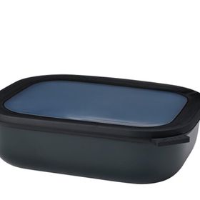 Mepal Multi Bowl Cirqula Rectangular Black 2000 ml Saklama Kabı
