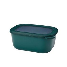 Mepal Multi Bowl Cirqula Rectangular Nordic White Gri 1500 ml Saklama Kabı