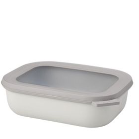 Mepal Multi Bowl Cirqula Rectangular White 1000 ml Saklama Kabı