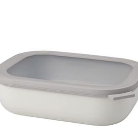 Mepal Multi Bowl Cirqula Rectangular White 2000 ml Saklama Kabı