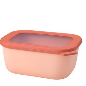 Mepal Multi Nordic Blush Cirqula Rectangular 1500 ml Saklama Kabı