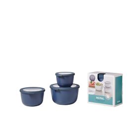 Mepal Nordic Denim 3'lü Cirqula Round Saklama Kabı