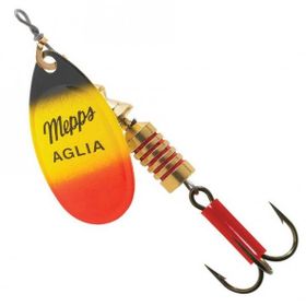 Mepps Aglia Furia Sarı/Siyah/Kırmızı No:1 Olta Kaşığı