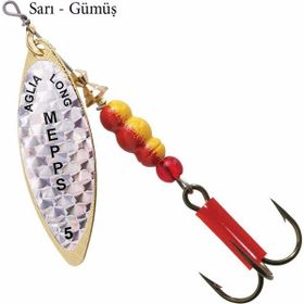 Mepps Longue Rainbo Sarı Gümüş No 2 Olta Kaşığı