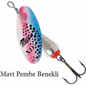 Mepps Xd Tri Fluo No 0 Mavi Pembe Olta Kaşığı