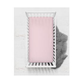 Mer-tim Krem Pembe Lila 60x120 3'lü Penye Lastikli Bebek Çarşafı