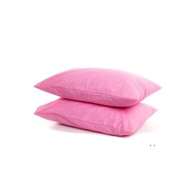 Mer-tim Ranforce Pembe 50x70 cm 2'li Yastık Kılıfı