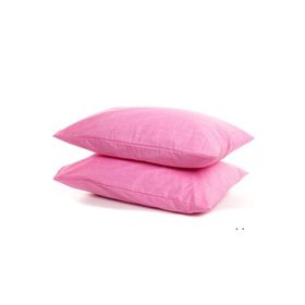 Mer-tim Ranforce Pembe 50x70 cm 2'li Yastık Kılıfı