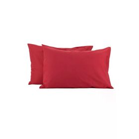 Mer-tim Renforce Kırmızı 50x70 cm 2'li Yastık Kılıfı