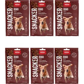 Mera Snacker 6x200 gr Tahılsız Şekersiz Sığır Etli Köpek Eğitim Ödül Maması
