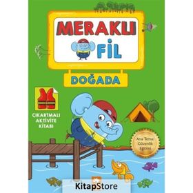 Meraklı Fil Doğada Çıkartmalı Aktivite Kitabı Eksik Parça Yayınları