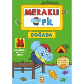 Meraklı Fil Doğada Çıkartmalı Aktivite Kitabı Eksik Parça Yayınları