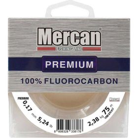 Mercan Fluorocarbon Premium 0.17 mm 75 mt Beyaz Makara Misina
