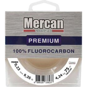 Mercan Fluorocarbon Premium 0.23 mm 75 mt Beyaz Makara Misina