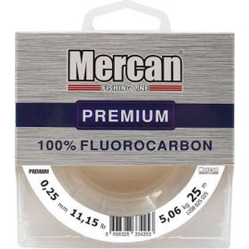 Mercan Fluorocarbon Premium 0.25 mm 75 mt Beyaz Makara Misina