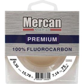 Mercan Fluorocarbon Premium 0.30 mm 75 mt Beyaz Makara Misina