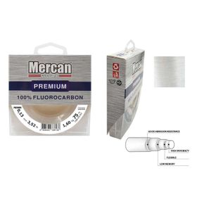 Mercan Fluorocarbon Premium 75 m Makara Misina