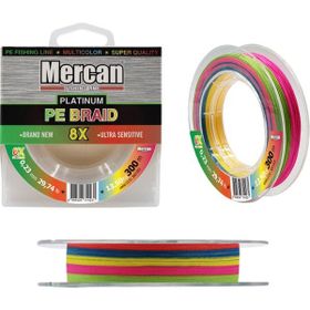 Mercan Pe Örgü Platinum 8X İp 0.23 mm - 300 mt Multicolor Misina