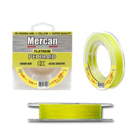 Mercan PE Örgü Platinum 8X İp 150 mt Sarı Misina