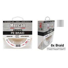 Mercan PE Örgü Platinum 8X İp 300 mt Beyaz Misina