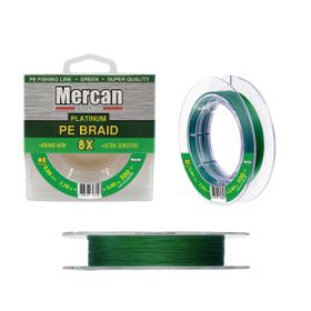 Mercan Pe Örgü Platinum X8 İp 300 m Yeşil Misina
