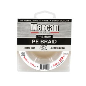 Mercan PE Örgü Premium 4X İp 150 mt Beyaz Makara Misina